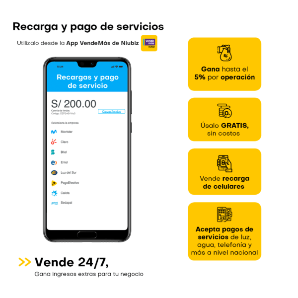 Recargas Y Pago De Servicios Vendemás 5091